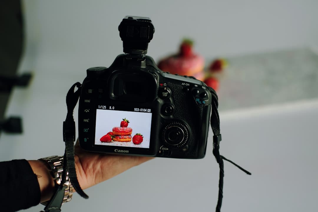 A food blogger styling a dessert, the kind of content behind published income reports