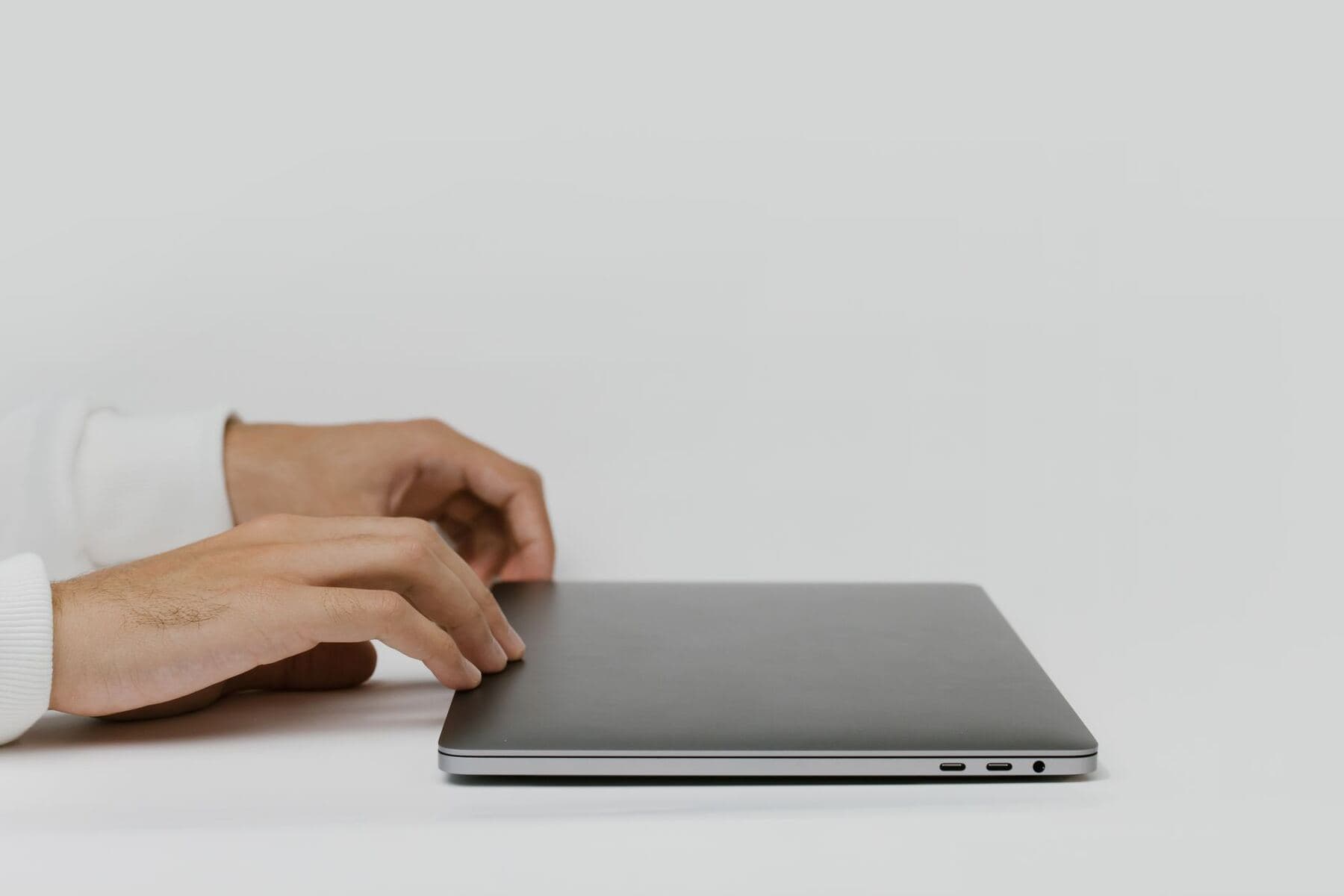 Two laptops side by side for comparison